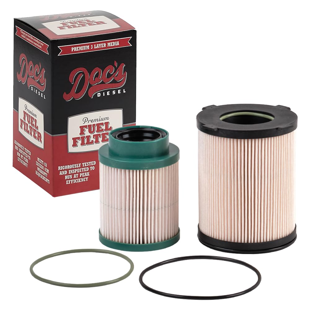 Doc's Diesel front view showing canister and connection points for quick identification and fit