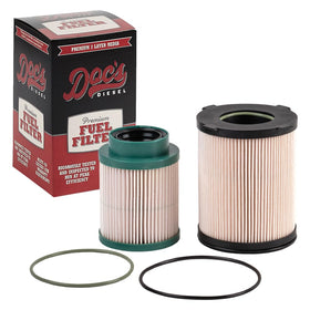 Doc's Diesel front view showing canister and connection points for quick identification and fit