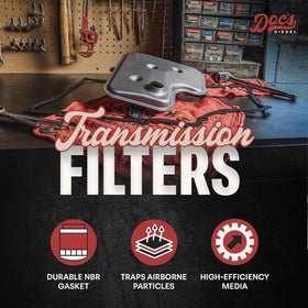 Doc's Diesel filter installed under truck demonstrating correct fit and protection