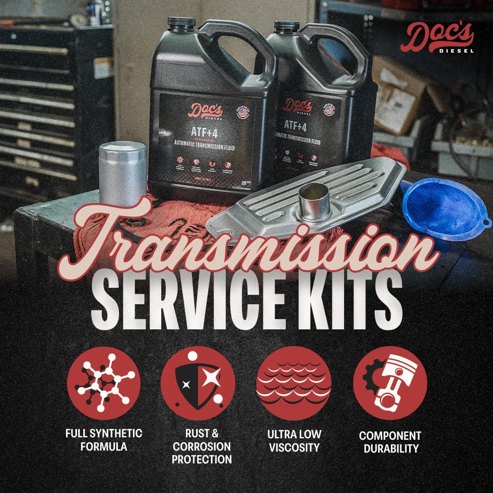 Doc's Diesel filter kit components aligned to show correct OEM compatibility