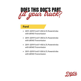 Doc's Diesel filter kit with seals displayed for easy identification and complete install