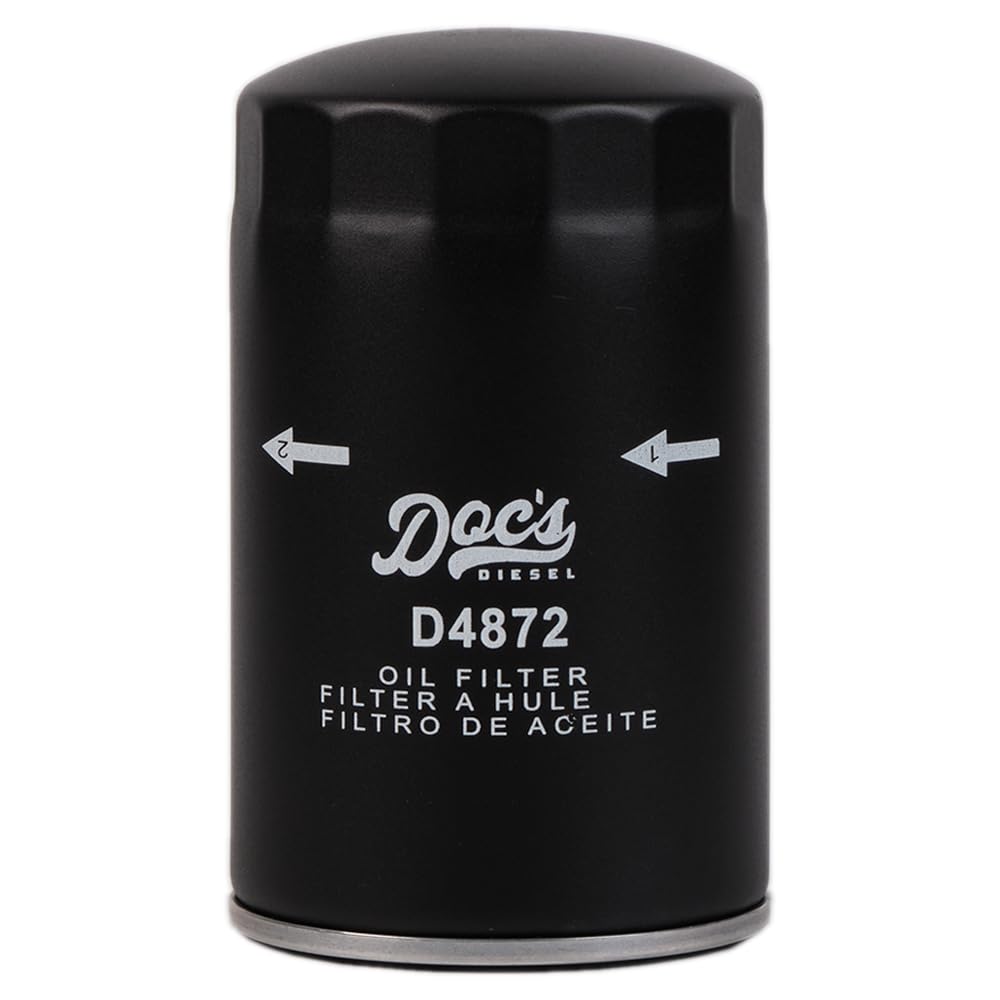 Doc's Auto Parts fuel and oil filters installed in engine bay demonstrating easy replacement