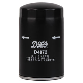 Doc's Auto Parts fuel and oil filters installed in engine bay demonstrating easy replacement