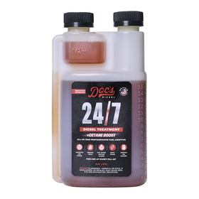 Doc's Diesel front label showing product identity and benefits