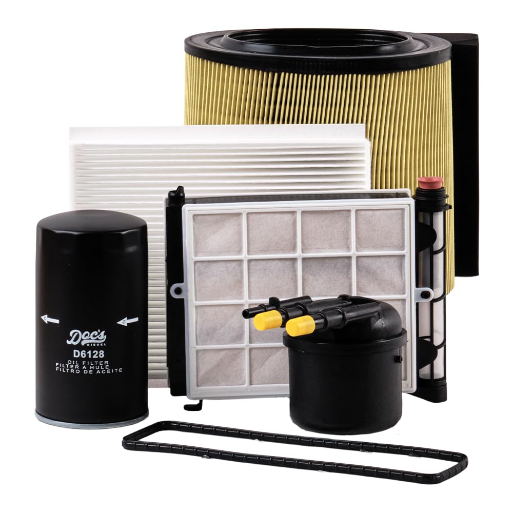 Doc's Diesel front package view showing all three filters for easy service