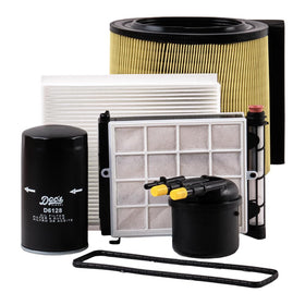 Doc's Diesel front package view showing all three filters for easy service
