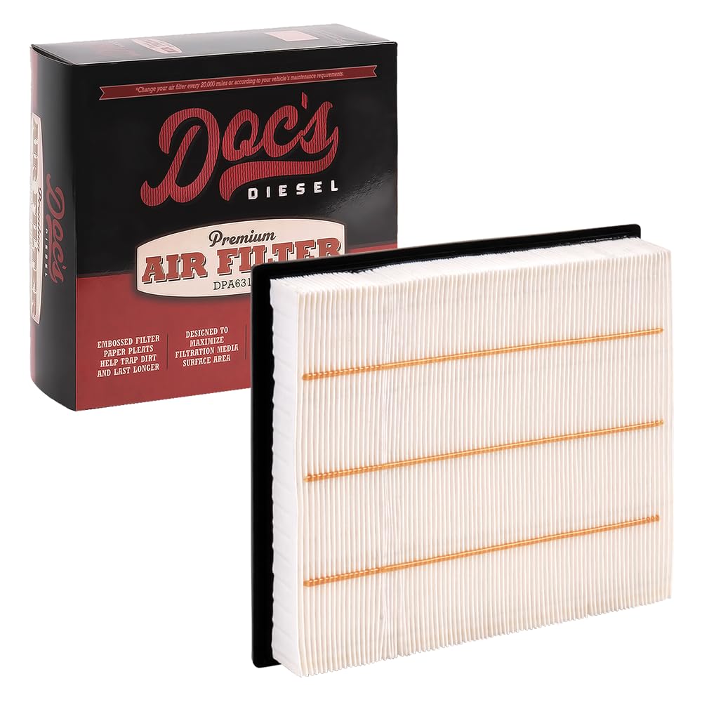 Doc's Diesel front packaging showing model DPA5512 and fitment benefits