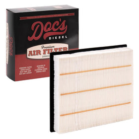 Doc's Diesel front packaging showing model DPA5512 and fitment benefits