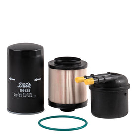 Doc's Diesel front packaging showing both filters and kit convenience