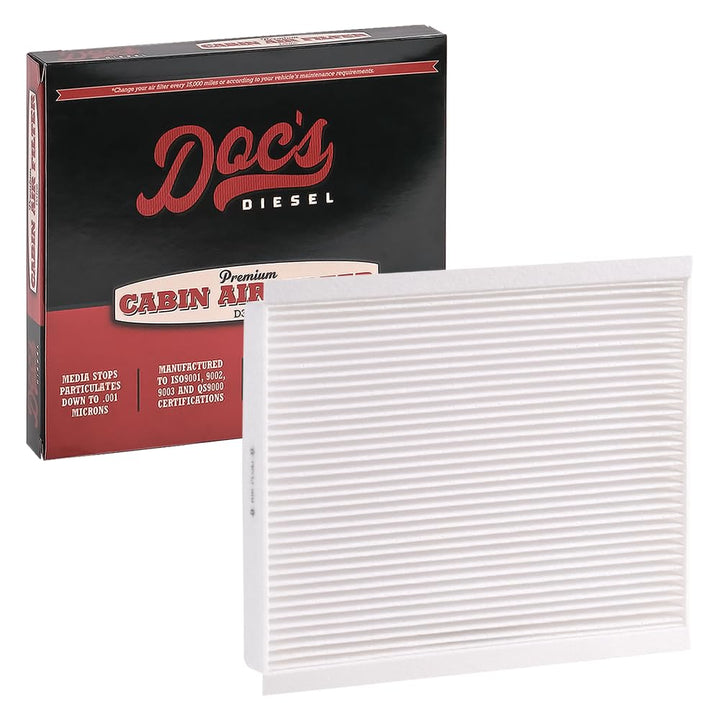 Doc's Diesel front packaging showing product and fitment benefits