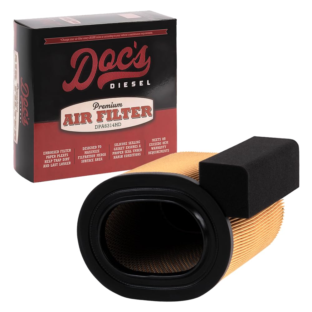 Doc's Diesel front packaging showing product name and fitment benefits