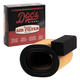 Doc's Diesel front packaging showing product name and fitment benefits