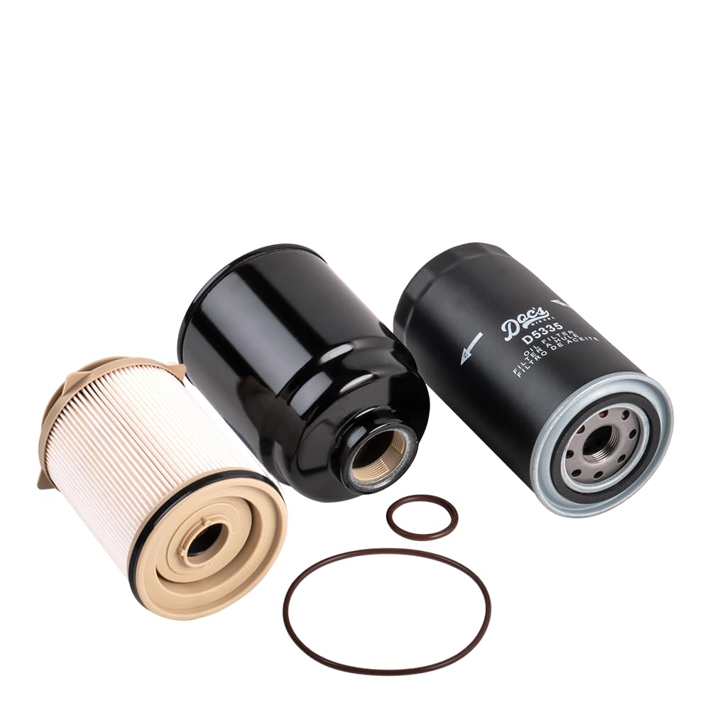 Doc's Diesel fuel filter close-up showing pleat media and reliable filtration