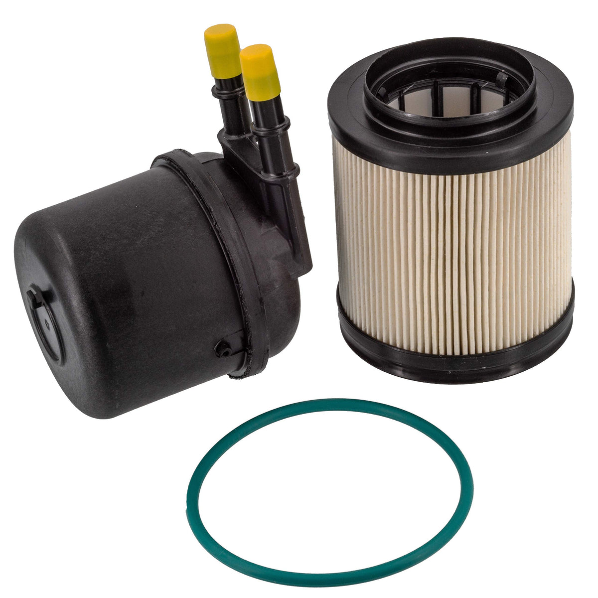 Doc's Diesel oil filter detail illustrating durable construction benefit