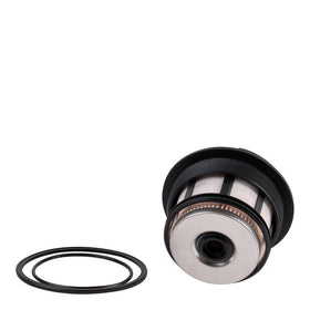 Doc's Auto Parts oil filter top label view showing fitment and quality