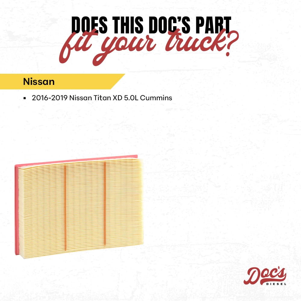 Doc's Diesel detailed view of pleated media highlighting dust capacity