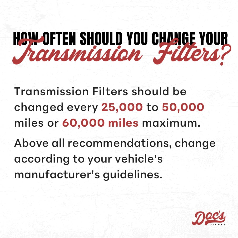 Doc's Diesel filter beside ruler illustrating correct dimensions