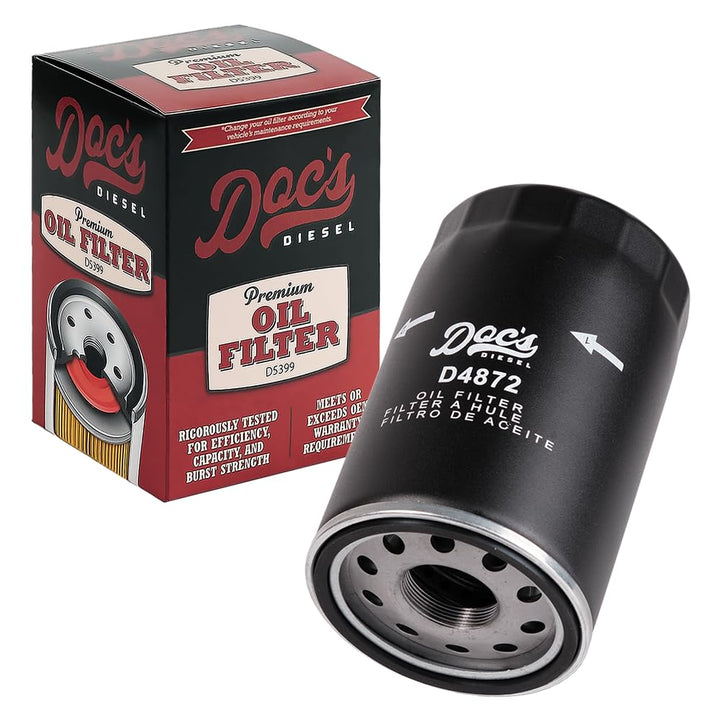 Doc's Diesel front packaging showing model and fitment benefit