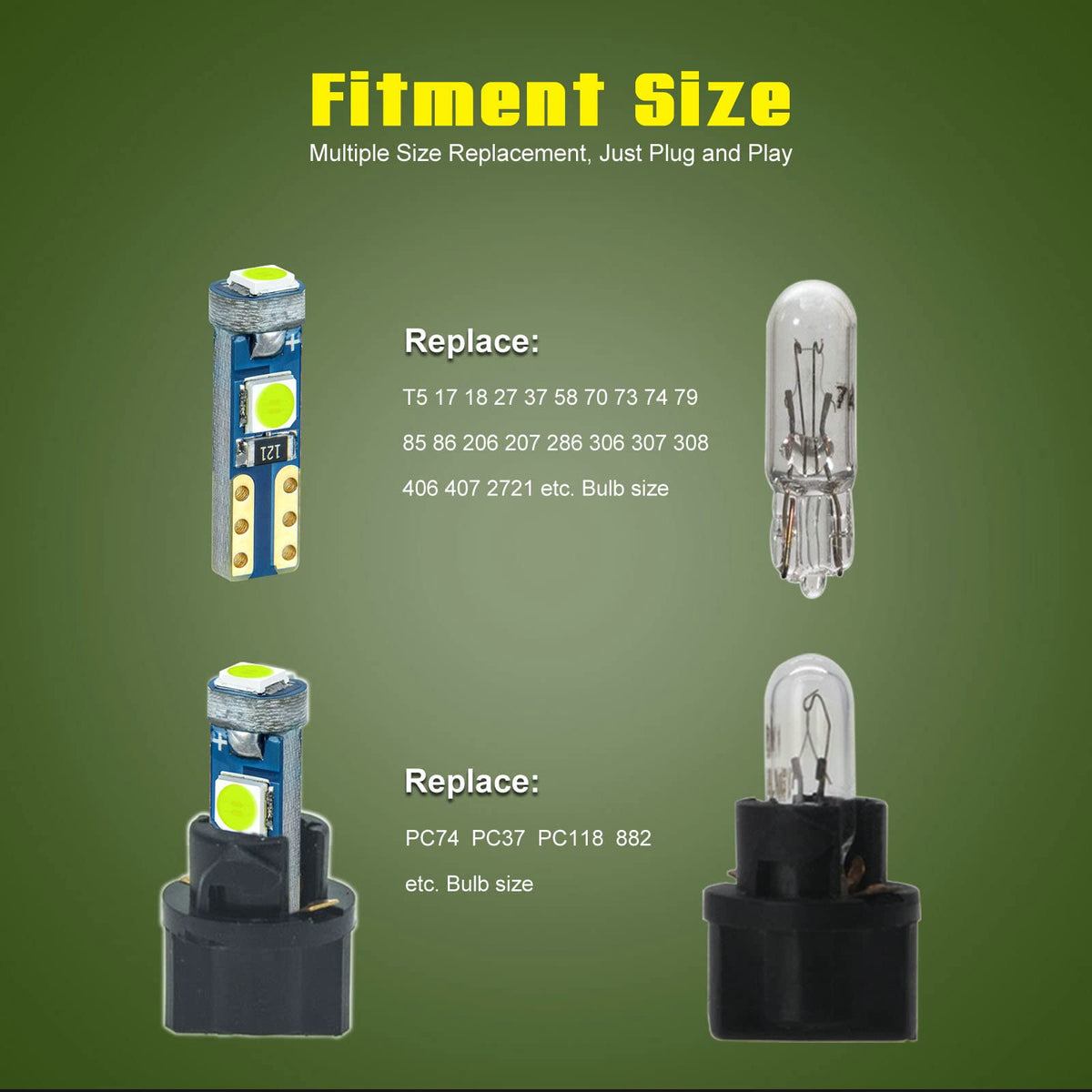 DODOFUN bulb with included twist socket displayed to show simple plug-and-play installation benefit