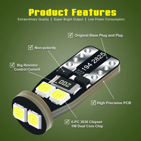DODOFUN bulb installed in map light, improving visibility while driving