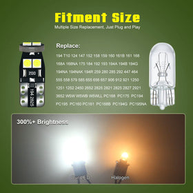 DODOFUN LED lighting license plate clearly for safer night visibility