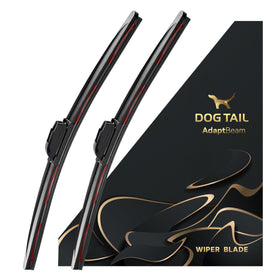 DOG TAIL front packaging showing the 22 inch two-pack and benefit of clear visibility