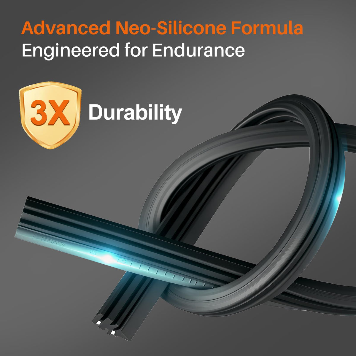DOG TAIL refill strip detail highlighting durable silicone for long-lasting replacement savings