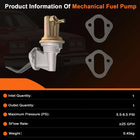 doietc pump installed on classic Ford engine demonstrating direct-fit replacement