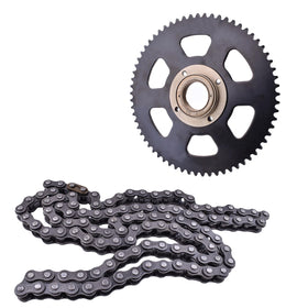 doinal front view of alloy 65T sprocket showing precise teeth and durability