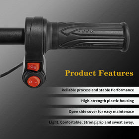 doinal throttle installed on electric scooter demonstrating reliable control in use