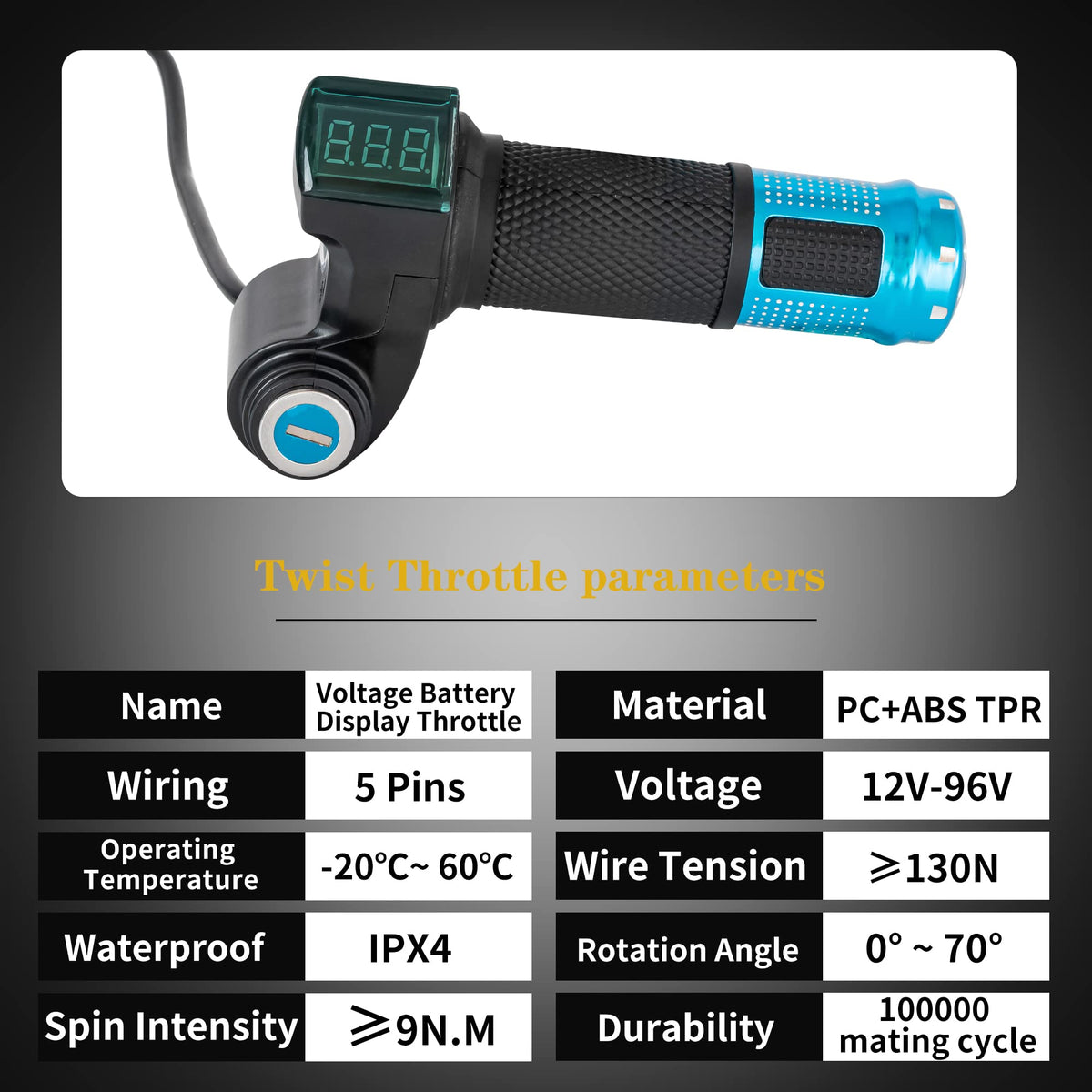 doinal ignition key detail demonstrating secure on/off lock for theft deterrence
