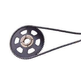 doinal installed on go-kart rear hub demonstrating fit and improved traction