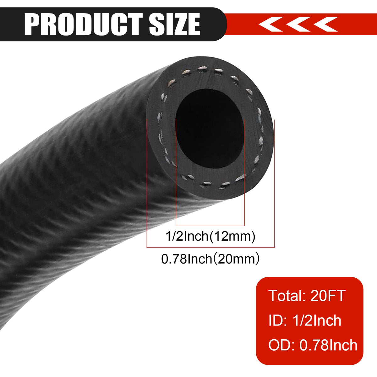 dojobkinb close-up of hose end and internal diameter for precise push-lock fit