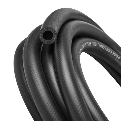 dojobkinb coiled fuel hose front view showing durable construction and easy routing