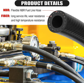 dojobkinb hose routed in engine bay demonstrating reliable fuel line installation benefit
