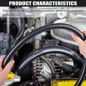 dojobkinb hose beside ruler showing scale and length for accurate measurement benefit
