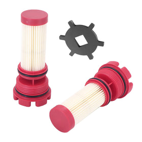 Dokili filter label showing cross-reference part numbers for easy verification