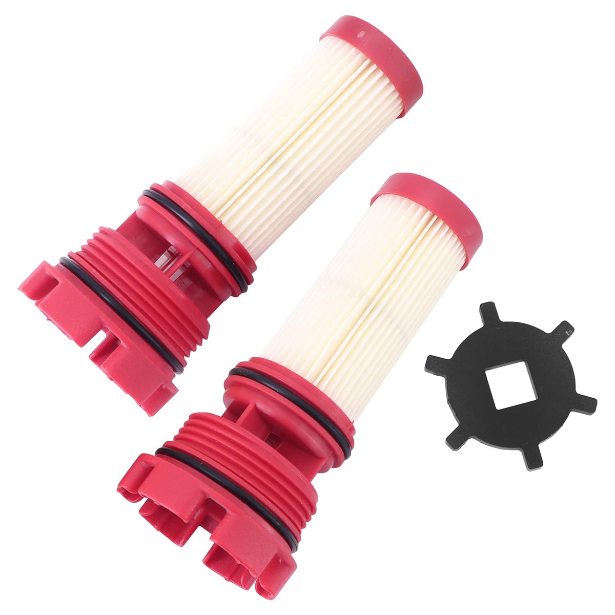 Dokili filter on boat transom lifestyle shot illustrating ready-to-use replacement