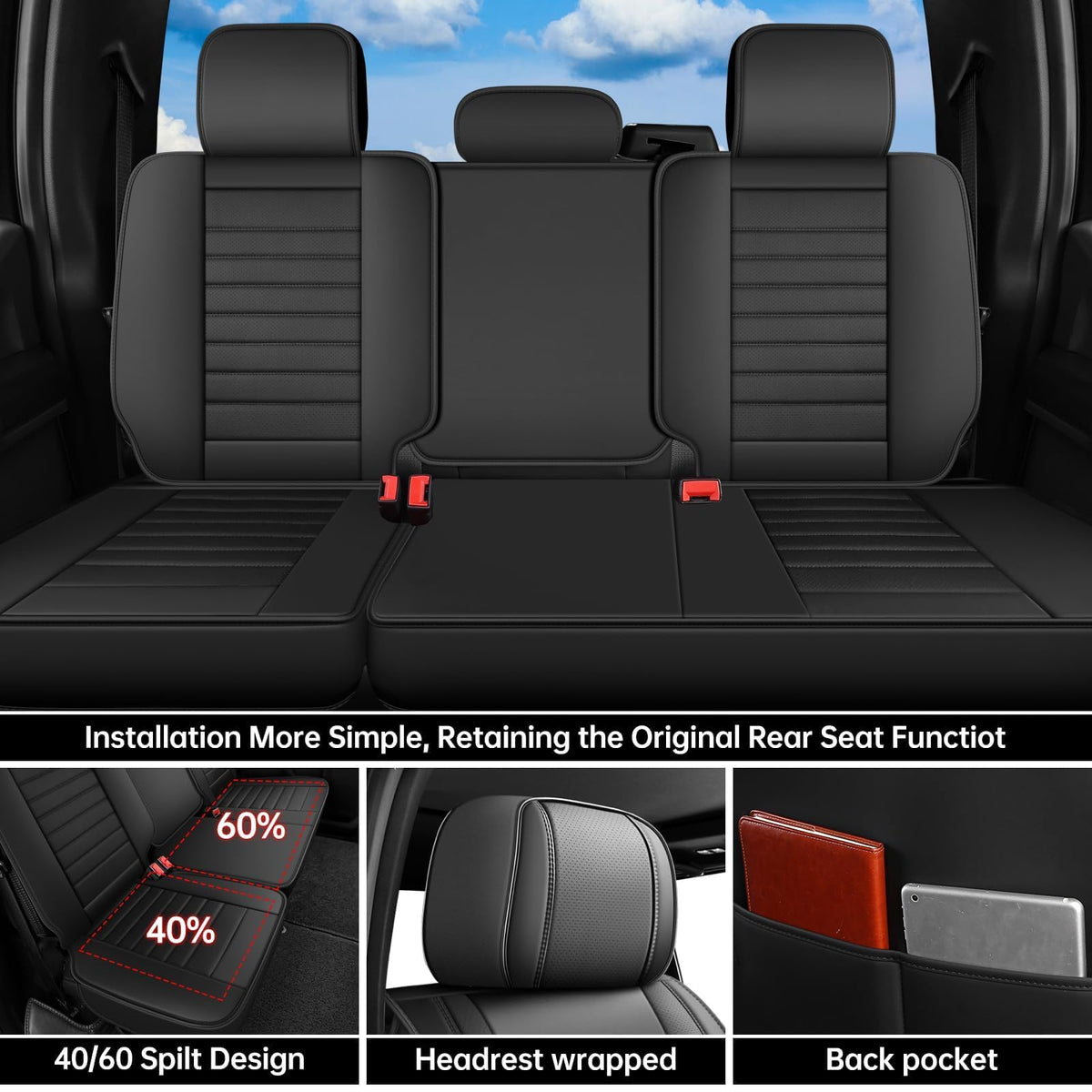 DOMAL side profile showing unobstructed seat belt buckle access