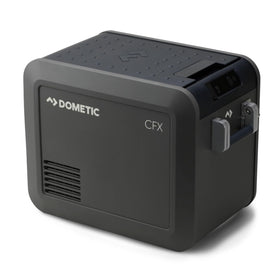 Dometic CFX5 25L front angle showing compact portable design and durability