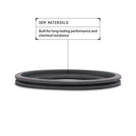 Dometic close-up of seal profile highlighting precise fit and leak prevention