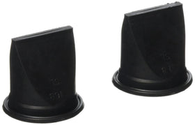 Dometic duckbill valve front view showing black 1-1/2 inch fit for reliable sealing