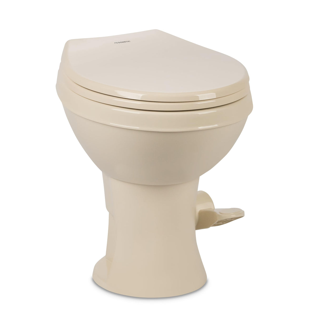 Dometic Model 400 front view showing bowl and seat with lightweight benefit