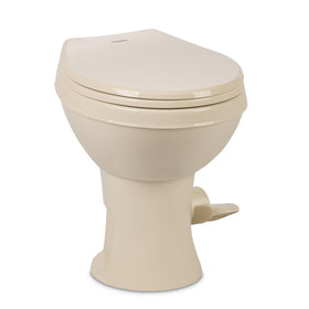 Dometic Model 400 front view showing bowl and seat with lightweight benefit