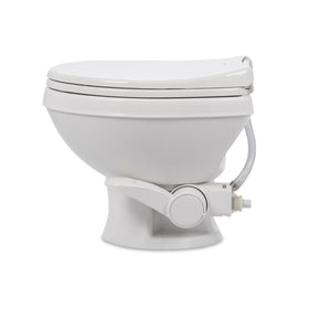 Dometic Model 401 soft-close seat close-up illustrating quiet convenience