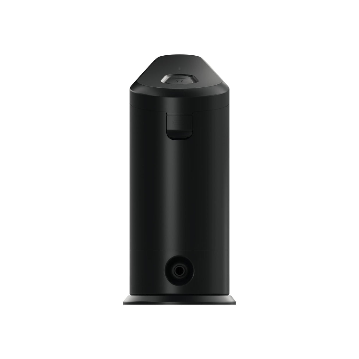 Dometic Recon faucet front view showing compact design and easy attachment benefit