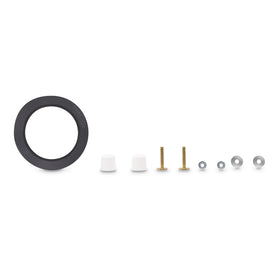 Dometic rubber flange close-up highlighting seal profile and leak prevention
