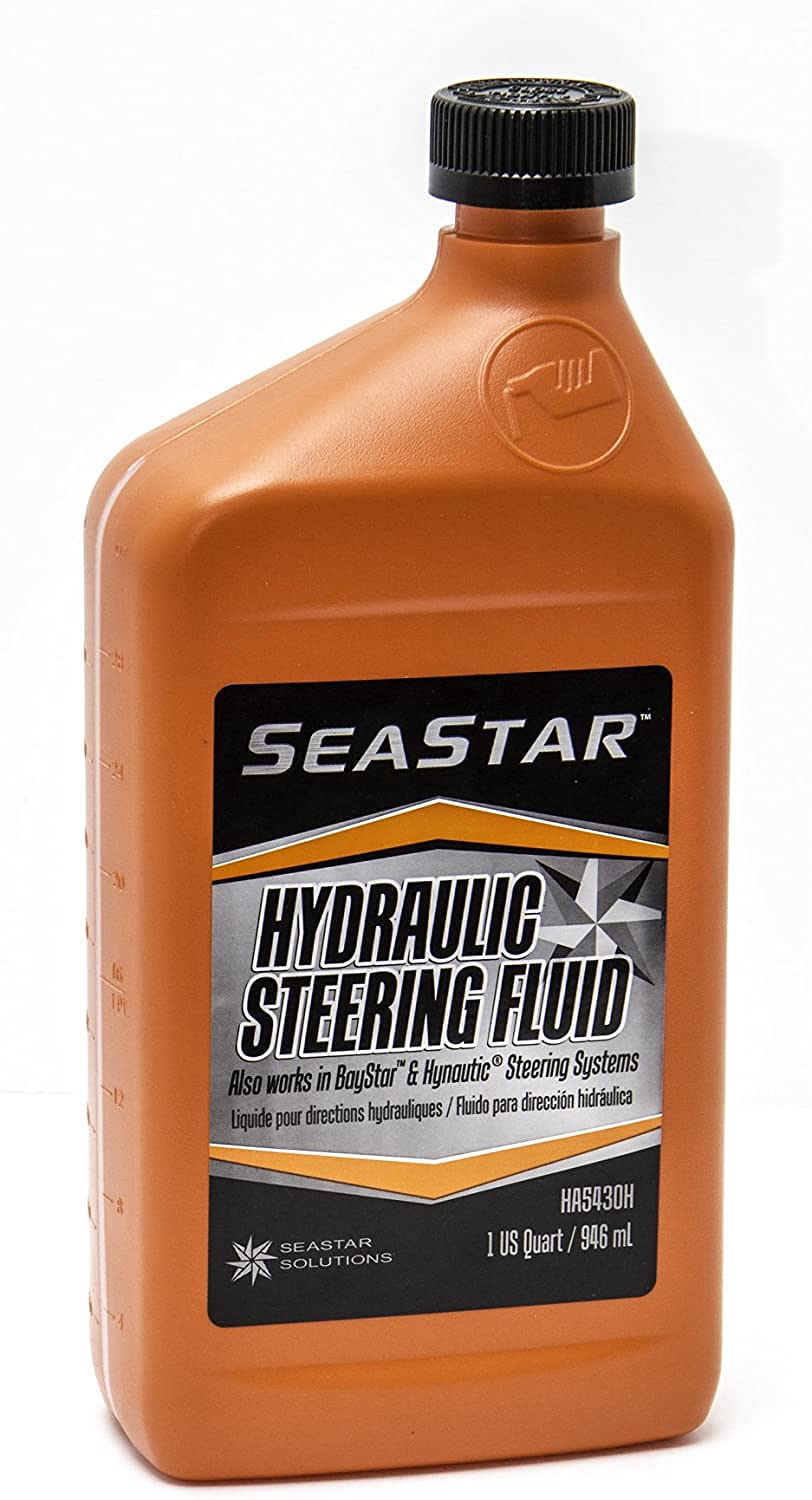 Dometic SeaStar quart bottle front view showing label and easy‑pour neck