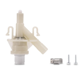 Dometic water valve front assembly showing OEM fit for easy replacement