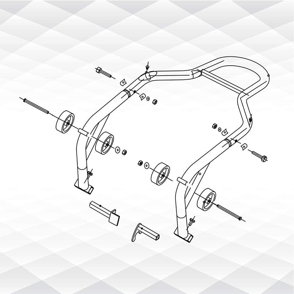 Donext packed assembly parts laid out for quick assembly and convenience benefit